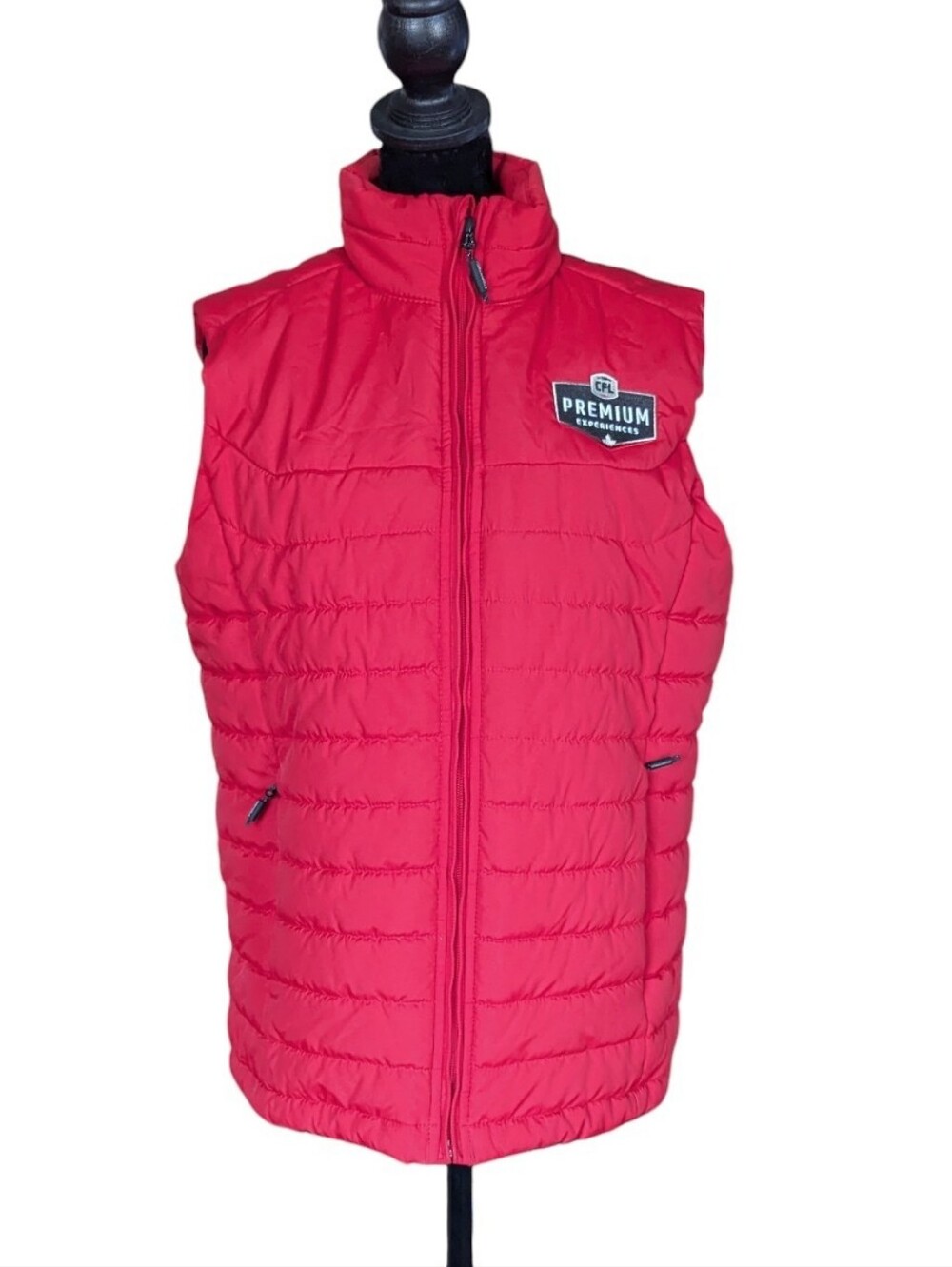 CFL Premium Experience Men's Small Puffer Vest Red